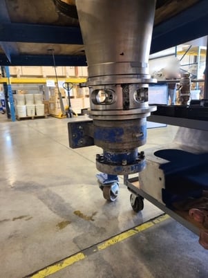 Flottweg #Z23-4/441, tricanter, 9", hydraulic drive, feed pump, mounted on skid - Image 7