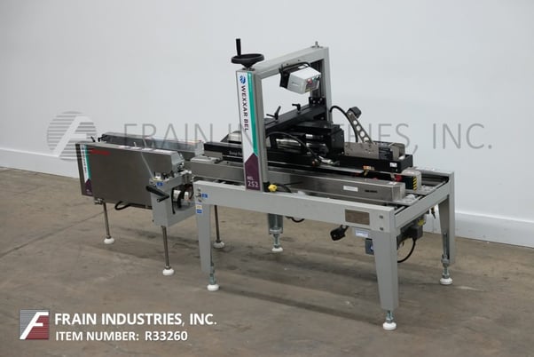 Wexxar / Belcor #505/252 uniform, semi automatic case erector / pack station with to, 5-25 case/minute - Image 1