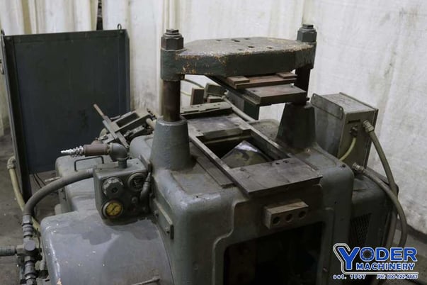 50 Ton, Tishken #CO-12-SA, 2-post cut off press, 2 -1/2" stroke, 8" Shut Height, 10 HP, air clutch, #73328 - Image 2