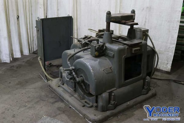 50 Ton, Tishken #CO-12-SA, 2-post cut off press, 2 -1/2" stroke, 8" Shut Height, 10 HP, air clutch, #73328 - Image 4