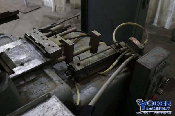 50 Ton, Tishken #CO-12-SA, 2-post cut off press, 2 -1/2" stroke, 8" Shut Height, 10 HP, air clutch, #73328 - Image 6