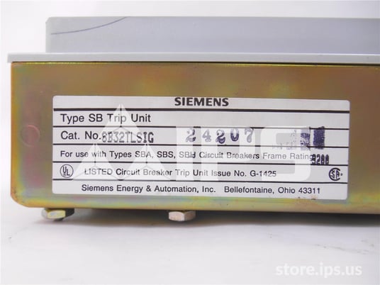 Sa Sb Solid State Programmer Lsig For Sb, 3200 Amps - Image 3