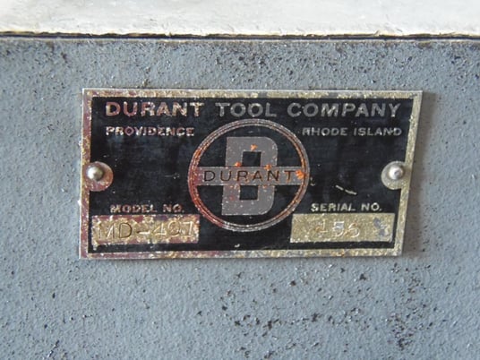 4000 lb. Durant #MD-401, unmotorized reel, 16" width, 54" -60" OD, 15"-20" ID, 6 coil keepers, brake - Image 5