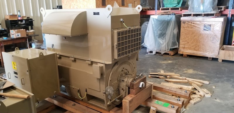 1500 HP 3600 RPM General Electric, Frame 5810/5811S, weather protected enclosure type 2, SB, new, 2300/4000 - Image 2