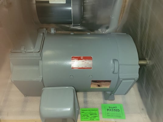 50 HP 1750/2000 RPM General Electric, Frame CD328AT, BB, DPFG-BV, new, 500VA, 150/300VF (2 available) - Image 2