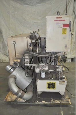 G & P Machinery #PG-25S-SS, double end polishing lathe, single head, 30 HP, 1988, #16753 - Image 3