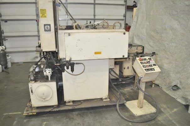 G & P Machinery #PG-25S-SS, double end polishing lathe, single head, 30 HP, 1988, #16753 - Image 7
