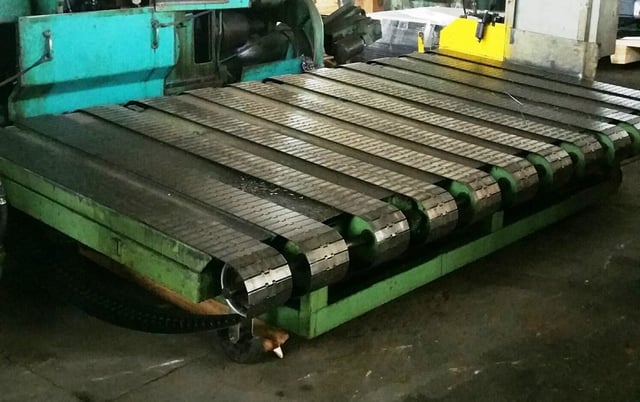 Cincinnati Shear rear stacker conveyor (only), 12', #16810 - Image 1