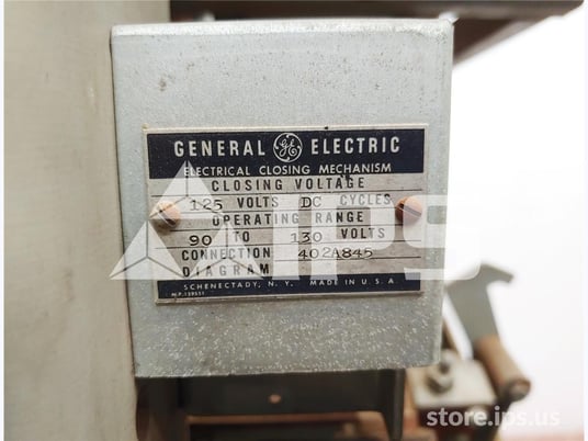 1600 Amps GE Ak-2-50 Eo/do 125 Volts DC Control, Series Trip - Image 4