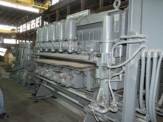 66" x .08" Blaw Knox / Aetna Standard, precision leveler, 21 rolls, 1970 - Image 5