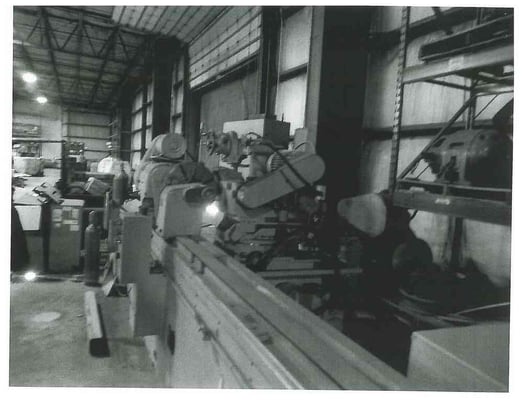 24" x 96" Landis #3RH, roll grinder, automatic infeed, 4-jaw 18" chuck, Bijur lube, coolant - Image 2