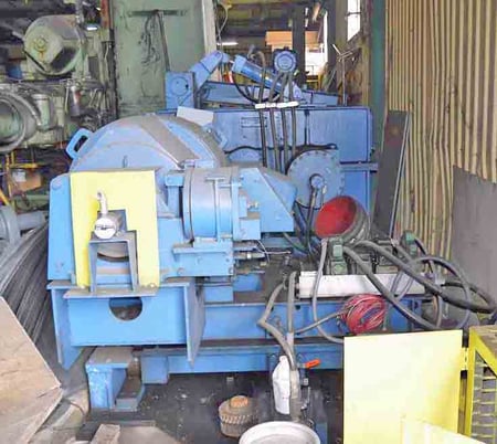 20000 lb. Herr uncoiler, 34" wide, 16"-20" ID, 4-segment mandrel, hydraulic expansion, L to R - Image 2