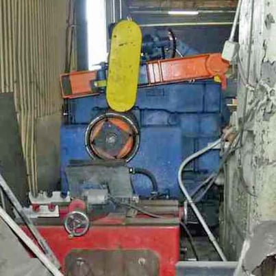 20000 lb. Herr uncoiler, 34" wide, 16"-20" ID, 4-segment mandrel, hydraulic expansion, L to R - Image 3