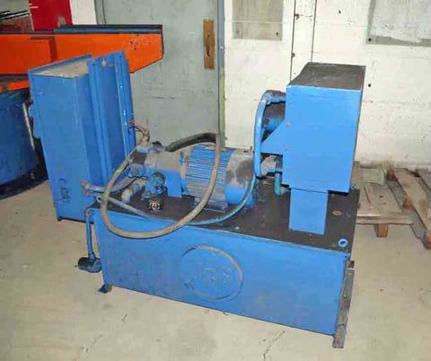 20000 lb. Herr uncoiler, 34" wide, 16"-20" ID, 4-segment mandrel, hydraulic expansion, L to R - Image 4