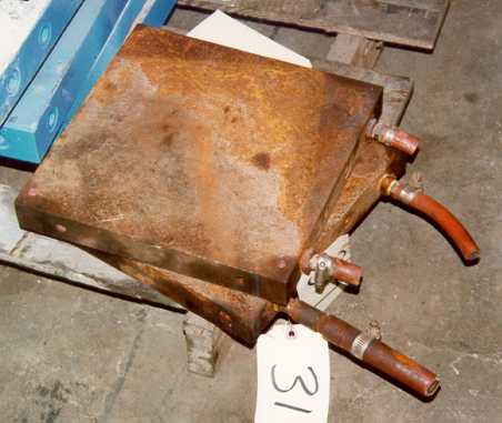 12" X 12" X 1.5" Steam Platens (qty2) - Image 1