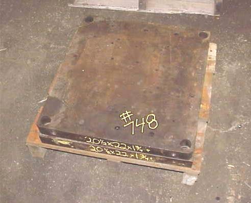 20.5" X 22" X 1.75" Steam Platens (qty 2) - Image 1