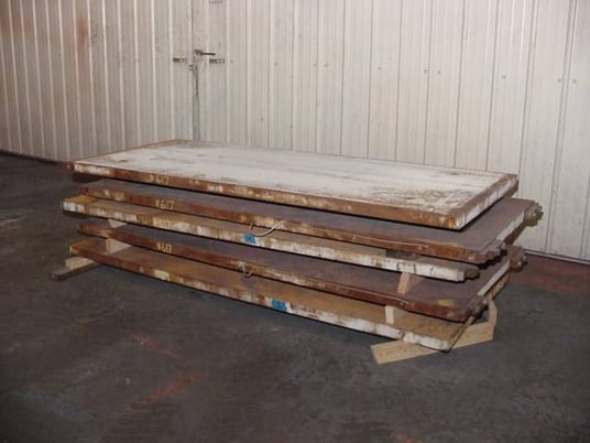 40" X 96" X 2.25" Steam Platens (qty 3) - Image 1