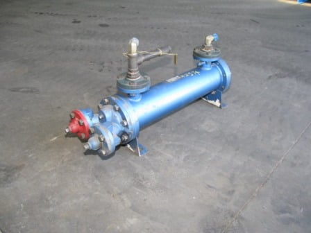 Kamui Sangyo LCD-63OF3-5-10, heat exchanger water type, water in out on end, #2574 - Image 1