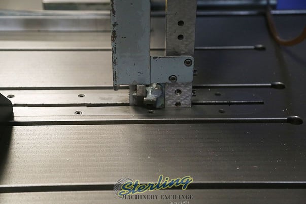 40" x 15" Continental #USF10R, 12-6600 RPM, hydraulic table feed, 26" x 29.5" tilt table, blade - Image 9