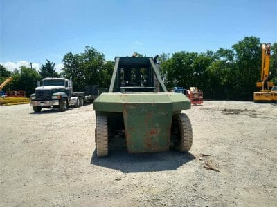 80000 lb. Bristol #RS80, forklift, 8' fork, diesel fuel, Detroit Diesel engine, 1997 - Image 3
