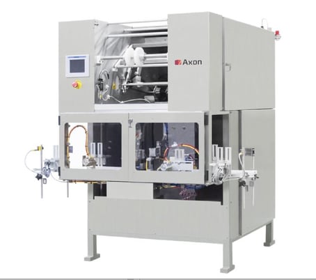 Styrotech #ST2650, automatic, servo driven, labeler / stretch sleever, 10-60 containers per minute, A/B - Image 1