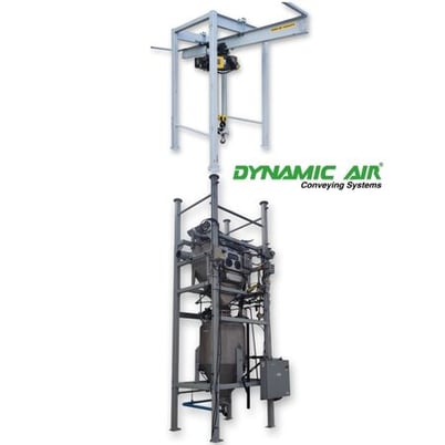Dynamic Air, 2.5 Ton, bulkbuster bulk bag unloader, conveying transporter, #17904 - Image 1