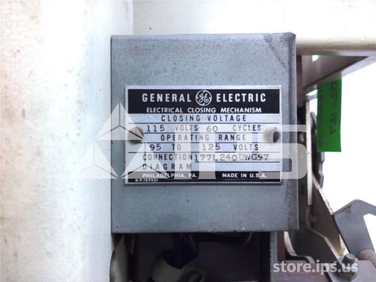 3000 Amps GE Ak-2-75-3 Eo/do (ak-2-75) 115 Volts AC Control, 230 Volts AC Trip - Image 4