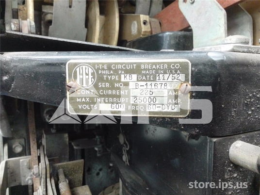 600 Amps ITE Kb-600 Eo/do Steel (kb-600 St) 250 Volts DC Control, Sure Trip Lsi, 600 Amps Ct - Image 5