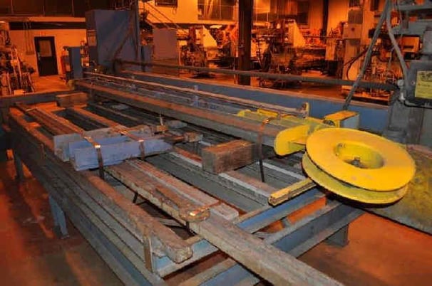 Savage #WJS-20, aluminum plate saw, 7.25" thick, 24" blade diameter, powered blade elevation, blade traverse - Image 2