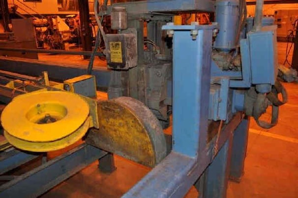 Savage #WJS-20, aluminum plate saw, 7.25" thick, 24" blade diameter, powered blade elevation, blade traverse - Image 3