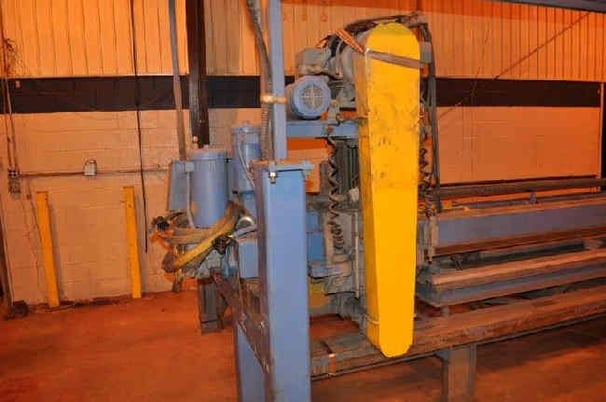 Savage #WJS-20, aluminum plate saw, 7.25" thick, 24" blade diameter, powered blade elevation, blade traverse - Image 4