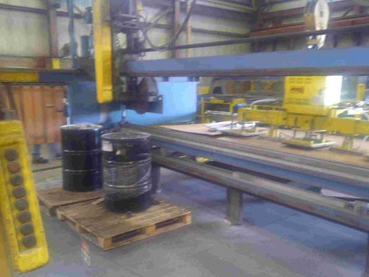 Savage #WJS-20, aluminum plate saw, 7.25" thick, 24" blade diameter, powered blade elevation, blade traverse - Image 6