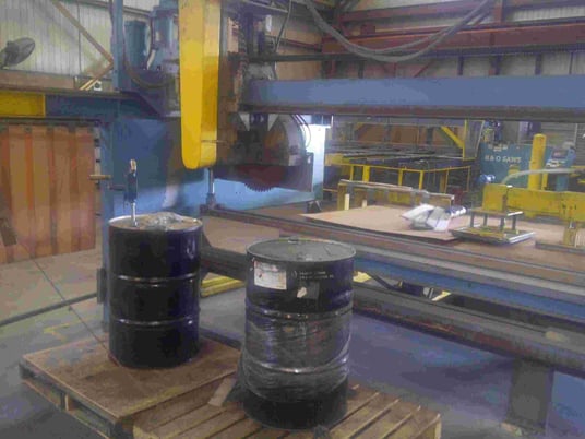 Savage #WJS-20, aluminum plate saw, 7.25" thick, 24" blade diameter, powered blade elevation, blade traverse - Image 7