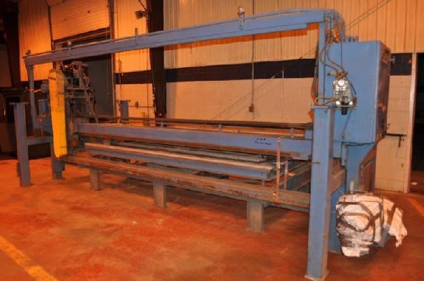 Savage #WJS-20, aluminum plate saw, 7.25" thick, 24" blade diameter, powered blade elevation, blade traverse - Image 8