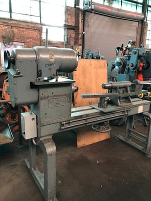 22" Haag #Spin-Master, quick acting lever type tailstock, 4-speed Lima drive, 3 HP, excellent - Image 1