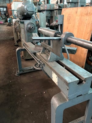 22" Haag #Spin-Master, quick acting lever type tailstock, 4-speed Lima drive, 3 HP, excellent - Image 2