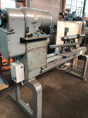 22" Haag #Spin-Master, quick acting lever type tailstock, 4-speed Lima drive, 3 HP, excellent - Image 4