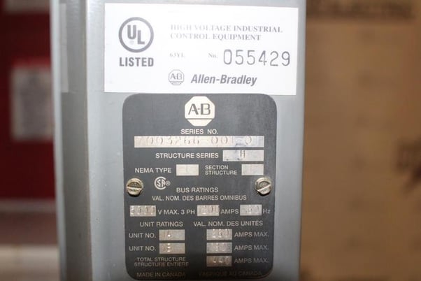 600 Amp. Allen-Bradley, 5 KV, 2-High, one fusible/ one non-fusible - Image 7