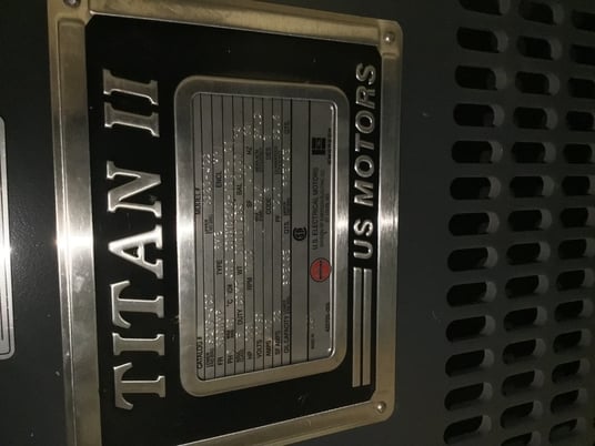 350 HP 1785 RPM U.S. Motors, Frame 5008VP, VSS, vertical solid shaft,normal thrust, 2300/4160 Volts - Image 5