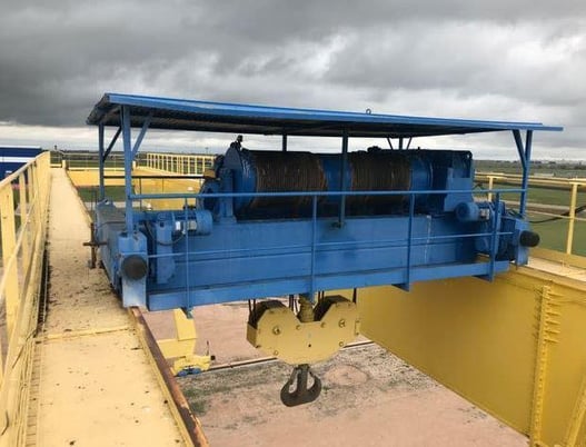 100 Ton, G.H. Gruas, double girder gantry crane, 98.43'Span, 45.93" vertical lift, 2010, #12747 - Image 3