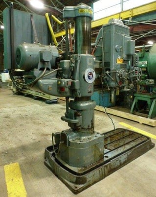 4' -11" Cincinnati Bickford #Super-Service, power elevation, 14-1500 RPM, #5MT, coolant, 7.5 HP,  s/n - Image 4