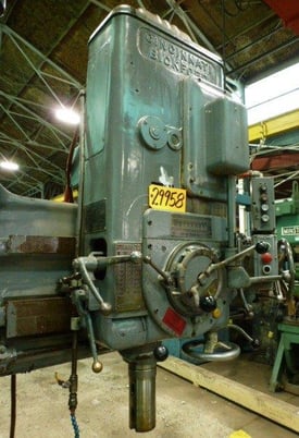 4' -11" Cincinnati Bickford #Super-Service, power elevation, 14-1500 RPM, #5MT, coolant, 7.5 HP,  s/n - Image 7