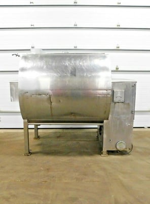 80 cu.ft. Grace Machinery, size 50 insulated paddle blender/mixer, Stainless Steel lift cover, heavy duty - Image 1