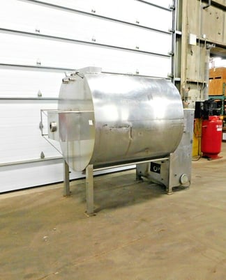 80 cu.ft. Grace Machinery, size 50 insulated paddle blender/mixer, Stainless Steel lift cover, heavy duty - Image 2