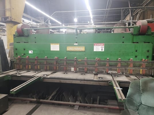 3/4" x 12' Cincinnati #6212, mechanical squaring shear, manual back gauge, 20 SPM, #1162020 - Image 1