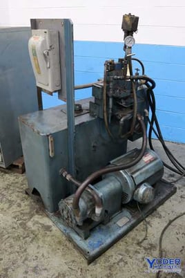100 Ton, Whitney #791AX30, portable web punch, 1-5/8" stroke, stripper, 10 HP, #73722 - Image 7