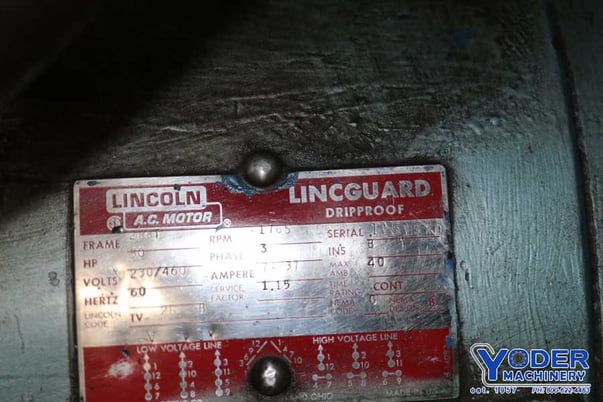 100 Ton, Whitney #791AX30, portable web punch, 1-5/8" stroke, stripper, 10 HP, #73722 - Image 9