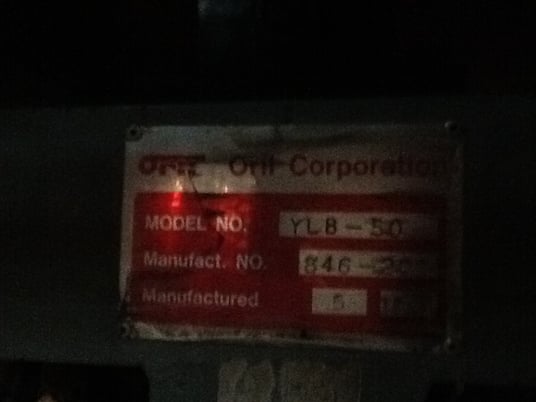 Blank Loader, Orii #YLB-50, 2 station, 12" x12" max blank size, L to R, 27" x 50" table - Image 4