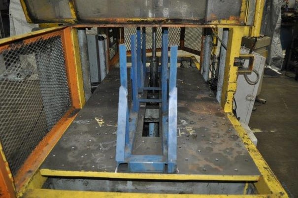 Blank Loader, Orii #YLB-50, 2 station, 12" x12" max blank size, L to R, 27" x 50" table - Image 8