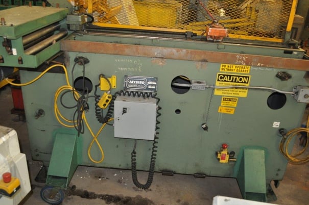 30" x .06" Jaybird #J9660, air feeder 5-roll straightener, 60" stroke, recond.'08 - Image 4